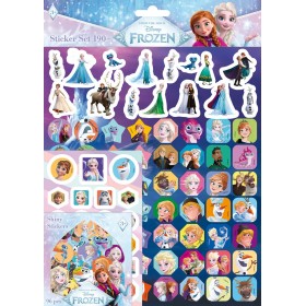 JIRI MODELS Samolepkový velký set 190+ Ledové království (Frozen)