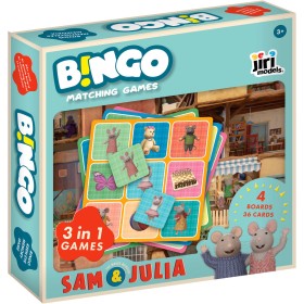 JIRI MODELS HRA Bingo Dům myšek Sam a Julie 3v1 *SPOLEČENSKÉ HRY*