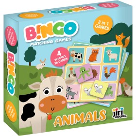 JIRI MODELS HRA Bingo Zvířátka 3v1 *SPOLEČENSKÉ HRY*