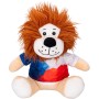 PLYŠ Lev v tričku 25cm sedící maskot *PLYŠOVÉ HRAČKY*