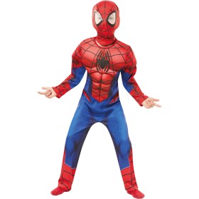 KARNEVAL Šaty Spiderman vel. M s vycpávkami (110-116cm) 5-6 let *KOSTÝM*