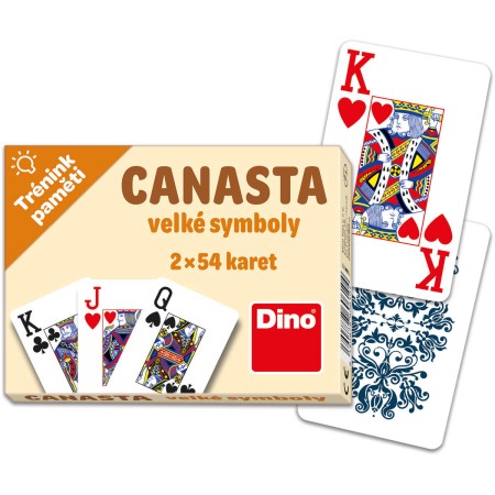 DINO Hra karty Trénink paměti Kanasta *SPOLEČENSKÉ HRY*