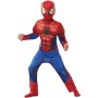 KARNEVAL Šaty Spiderman vel. M s vycpávkami (110-116cm) 5-6 let *KOSTÝM*