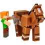MINECRAFT Zvířátko natahovací set s postavičkou na klíček 4 druhy