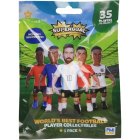 SUPERGOAL Figurka sběratelská fotbalista set s plakátem s překvapením