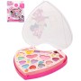 Sada krásy Disney Minnie Mouse srdce dětské šminky oční stíny + lesky na rty