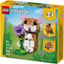 LEGO CREATOR Roztomilý křeček s květinou 3v1 31376 STAVEBNICE