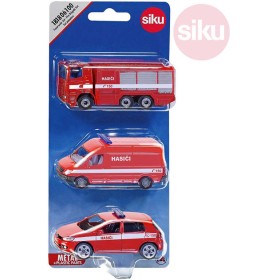 SIKU Auta Hasiči ČR požární vůz set 3ks model kov blister 1818