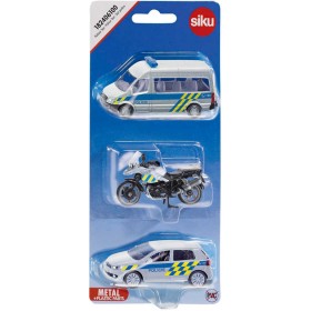SIKU Set auto osobní Policie 2ks + motocykl česká verze CZ 1824