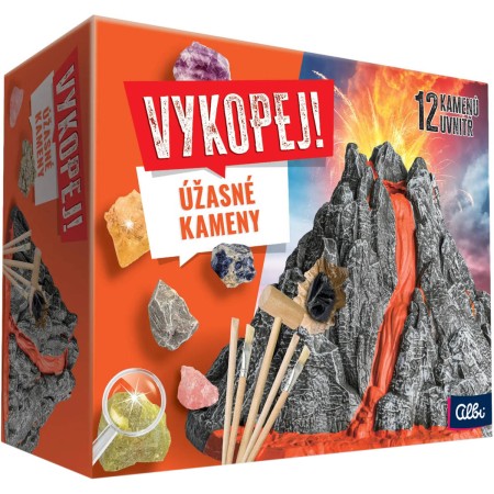 ALBI Vykopej! Úžasné kameny malý mineralog