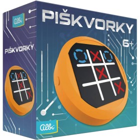 ALBI Hra Piškvorky elektronické na baterie *SPOLEČENSKÉ HRY*