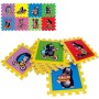 Měkké bloky 6ks pěnový koberec Krtek (Krteček) puzzle podložka na zem