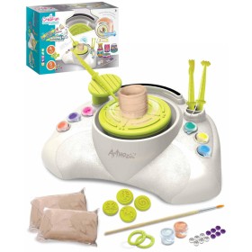 CreaFun Hrnčířský kruh dětský kreativní set výroba keramiky na baterie