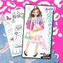 Style4Ever Návrhářská sada s podsvícenou podložkou na baterie Světlo USB