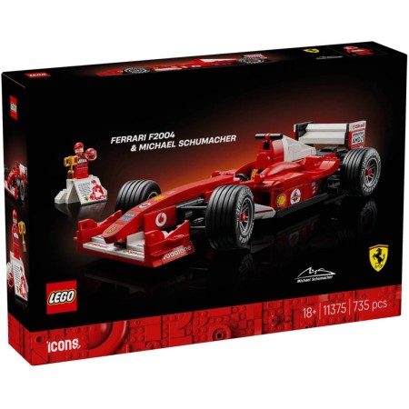 LEGO ICONS Auto Ferrari F2004 a Michael Schumacher 11375 STAVEBNICE