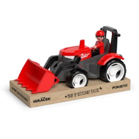 EFKO IGRÁČEK MultiGO Červený traktor Zetor s radlicí set s figurkou Eko