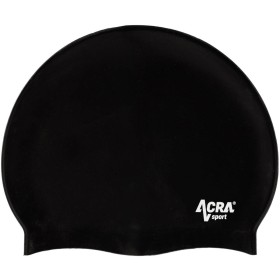 ACRA Čepice plavecká koupací silikonová do vody černá