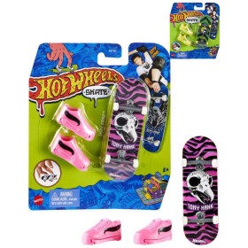 MATTEL HOT WHEELS Fingerboard set skateboard + 1 pár bot různé druhy