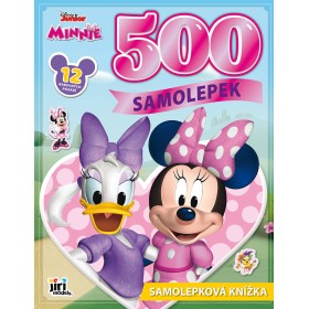 JIRI MODELS Velká samolepková knížka 500 samolepek Disney Minnie Mouse