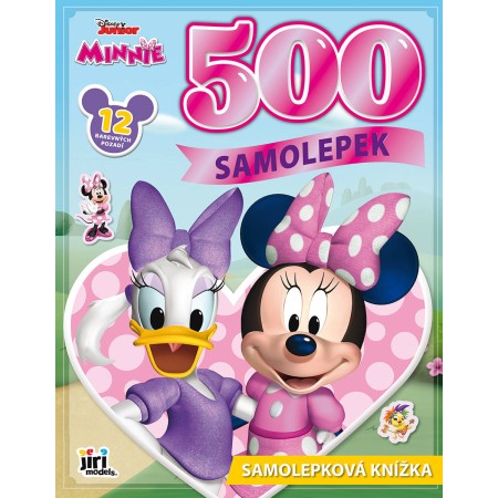 JIRI MODELS Velká samolepková knížka 500 samolepek Disney Minnie Mouse