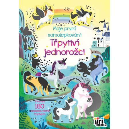 JIRI MODELS Moje první samolepkování 180+ Třpytiví jednorožci