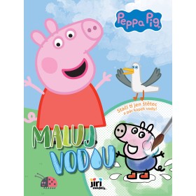 JIRI MODELS Maluj vodou A4 prasátko Peppa Pig omalovánky