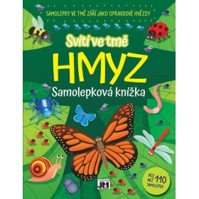 JIRI MODELS Knížka samolepková Hmyz svítí ve tmě