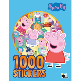 JIRI MODELS 1000 samolepek v sešitu prasátko Peppa Pig