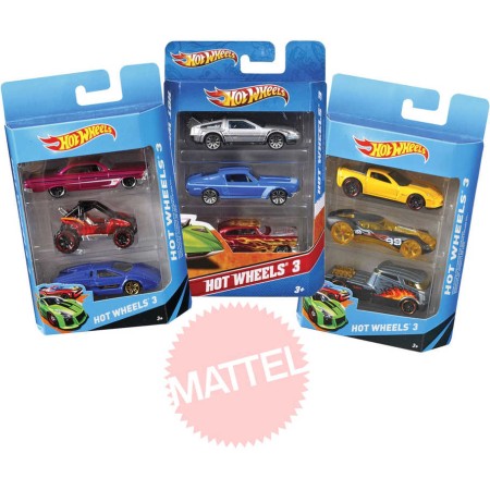 MATTEL HOT WHEELS HW Angličák 3 ks na kartě