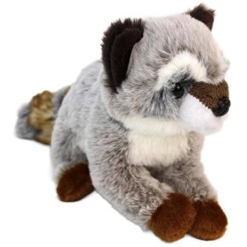 PLYŠ Medvídek Mýval 24cm ležící SuperSoft *PLYŠOVÉ HRAČKY*