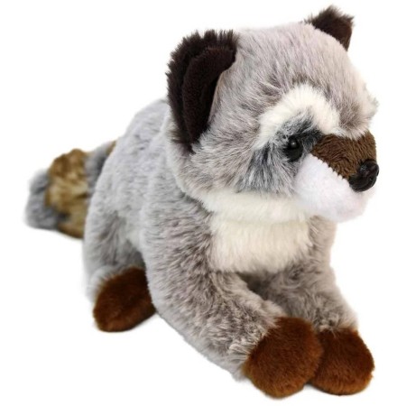 PLYŠ Medvídek Mýval 24cm ležící SuperSoft *PLYŠOVÉ HRAČKY*