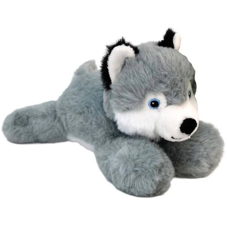 PLYŠ Pes Husky ležící 23cm Eco-line *PLYŠOVÉ HRAČKY*