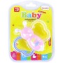 Baby chrastítko včelka pastelové různé barvy pro miminko plast