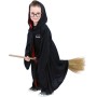 KARNEVAL Šaty plášť kouzelník 3-7 let (104-136cm) s kapucí a brýlemi *KOSTÝM*
