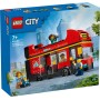 LEGO CITY Červený dvoupodlažní vyhlídkový autobus 60407 STAVEBNICE