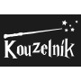 KARNEVAL Šaty plášť kouzelník 3-7 let (104-136cm) s kapucí a brýlemi *KOSTÝM*
