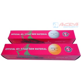 Míčky na stolní tenis ping pong Brother 1star profi 4cm set 6ks 2 barvy krabička