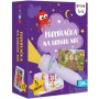 ALBI Kvído Promítačka fialová svítilna projektor na baterie Světlo