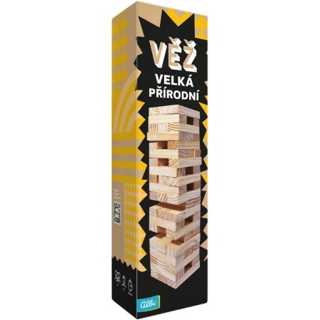ALBI HRA Věž Jenga velká přírodní 63 kamenů *DŘEVĚNÉ HRAČKY*