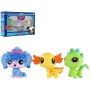 LPS Littlest Pet Shop figurka zvířátko mazací guma set 3ks