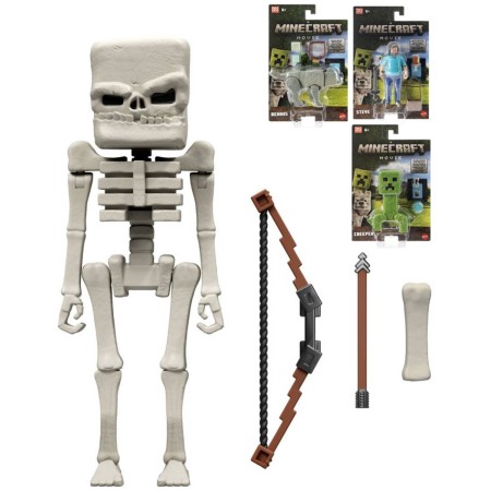 MATTEL Minecraft filmová figurka 10cm set s doplňky 5 druhů plast