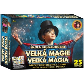 Škola kouzel Velká magie 25 triků + dárek v hodnotě 250Kč