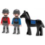 EFKO IGRÁČEK TRIO Rytíři set 2 figurky kloubové s koněm