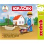 EFKO IGRÁČEK Zedník povolání set figurka kloubová s doplňky
