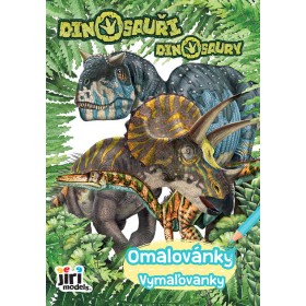 JIRI MODELS Omalovánky A5+ Dinosauři