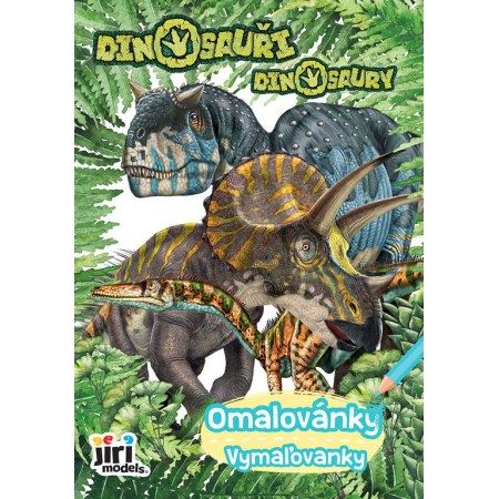 JIRI MODELS Omalovánky A5+ Dinosauři