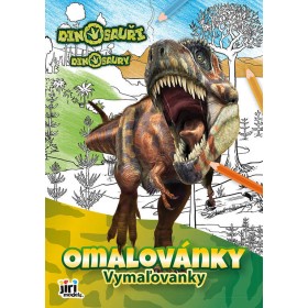 JIRI MODELS Omalovánky A4 Dinosauři