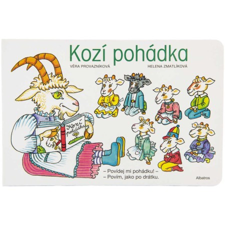 Knížka baby Kozí pohádka veršovaná ilustrace Helena Zmatlíková