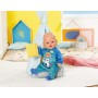 ZAPF BABY BORN Sametové dupačky modré 43cm pro panenku miminko