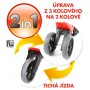 Odrážedlo Funny Wheels Rider Sport 2v1 dětské odstrkovadlo Červené plast